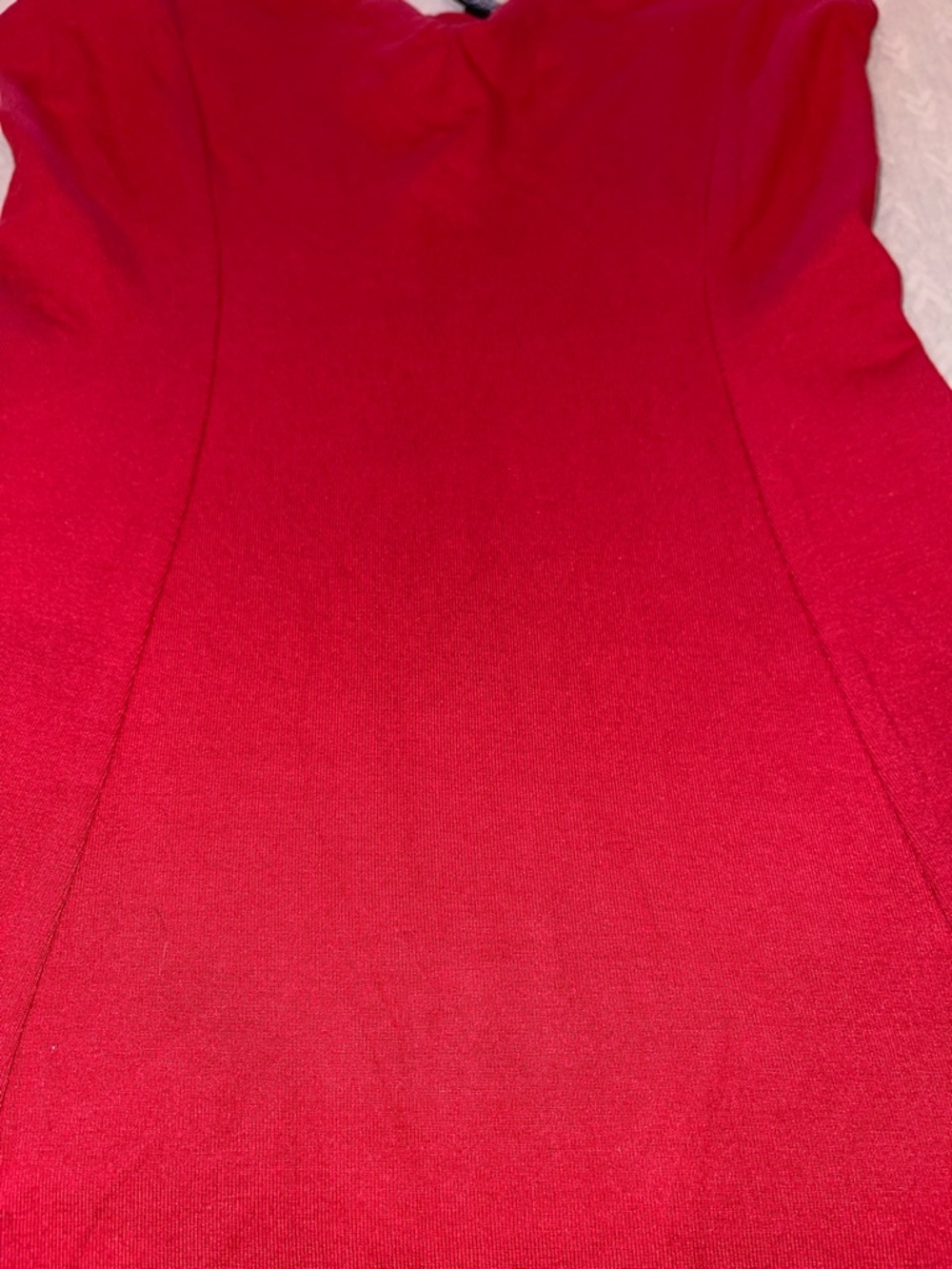 Elegant Red Maxi Dress with Sweetheart Neckline - Picture 7 of 8